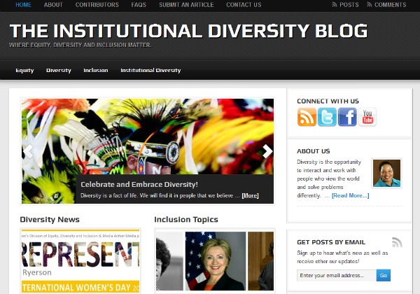 The Institutional Diversity Blog